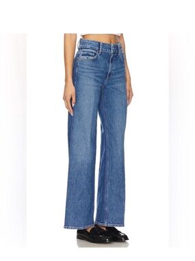Classic High-Rise Wide Leg Jeans - Blue